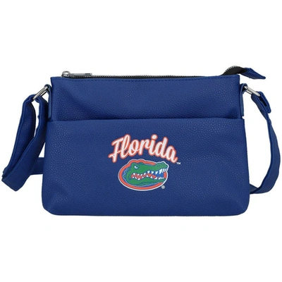 Shop Foco Florida Gators Logo Script Crossbody Handbag In Royal