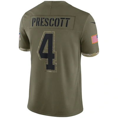 NFL Dallas Cowboys Salute to Service (Dak Prescott) Men's Limited