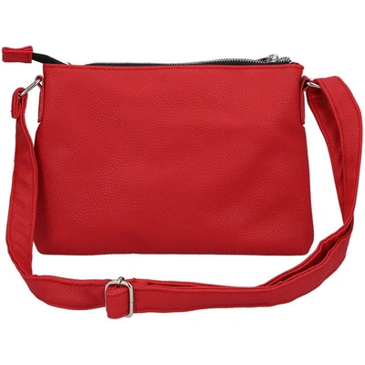 Shop Foco Atlanta Falcons Logo Script Crossbody Handbag In Red