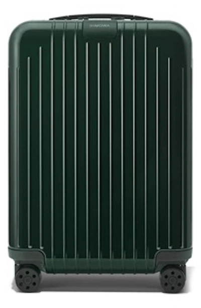 Shop Rimowa Essential Lite Cabin 22-inch Wheeled Carry-on In Green