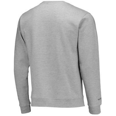 Shop Mitchell & Ness Heathered Gray Grambling Tigers Classic Arch Pullover Sweatshirt In Heather Gray
