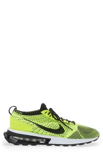 Shop Nike Air Max Flyknit Racer Sneaker In Volt/ Black/ White/ Sequoia