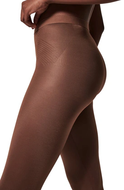 Shop Spanx Thinstincts® 2.0 Capri Leggings In Chestnut Brown