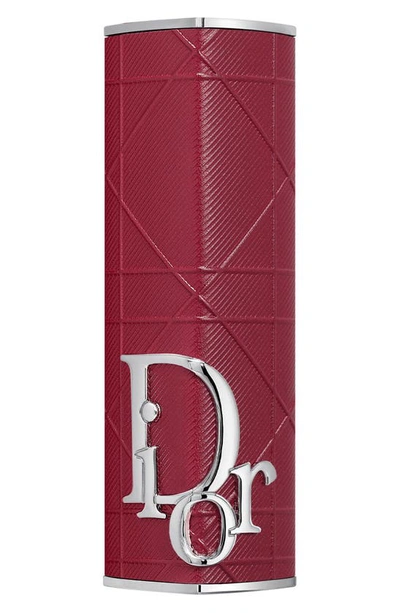 Dior Addict Refillable Couture Lipstick Case In Brick Cannage