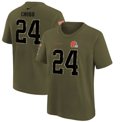 Nike Big Boys and Girls`Nick Chubb Brown Cleveland Browns Game