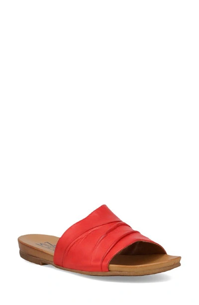 Shop Miz Mooz Aria Slide Sandal In Scarlet