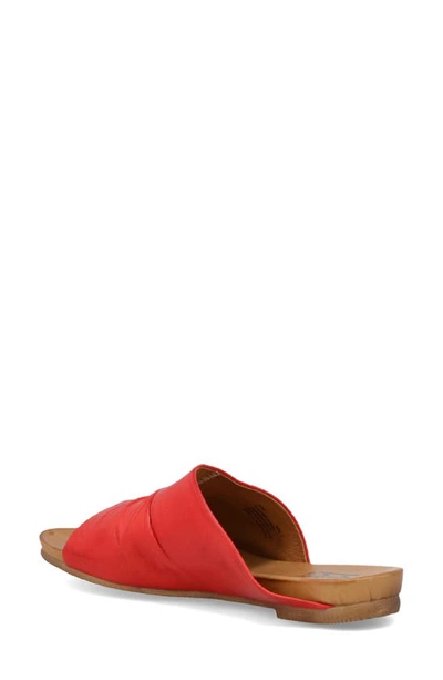 Miz Mooz Aria Slide Sandal In Scarlet
