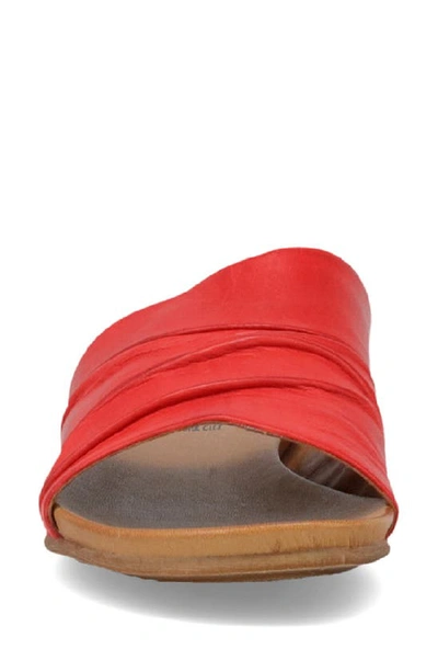 Miz Mooz Aria Slide Sandal In Scarlet
