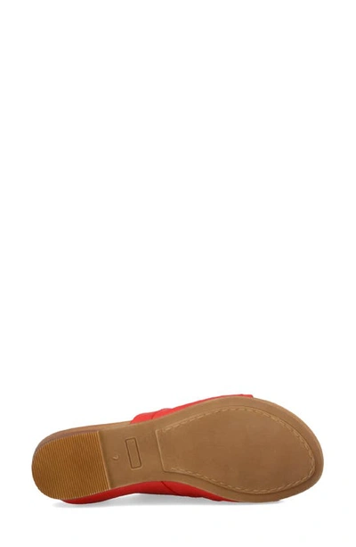 Miz Mooz Aria Slide Sandal In Scarlet