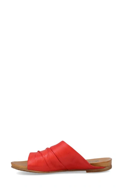 Miz Mooz Aria Slide Sandal In Scarlet