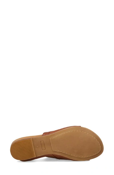 Miz Mooz Aria Slide Sandal In Brandy