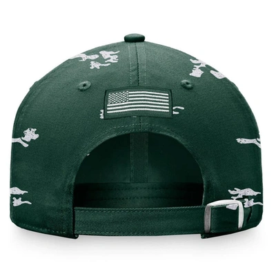 Shop Top Of The World Green Miami Hurricanes Oht Military Appreciation Betty Adjustable Hat