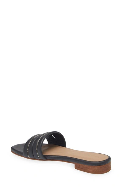 Kaanas Maya Chunky Slide Sandal In Black