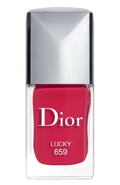 Shop Dior Vernis Gel Shine & Long Wear Nail Lacquer In 659 Lucky
