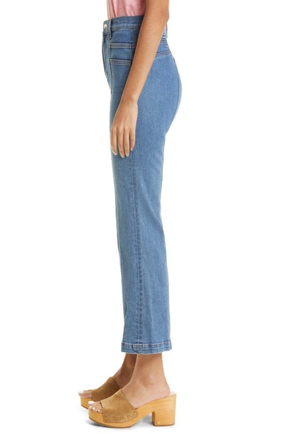 Veronica Beard Carson Flared Ankle Jeans In Great Escape In Great Escape