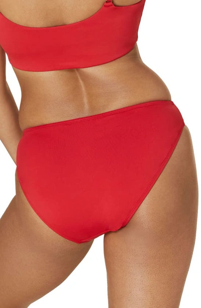 Andie Bikini Bottoms In Cherry Red