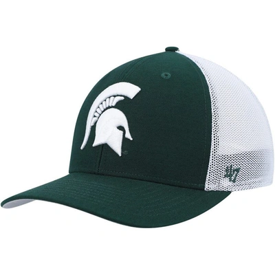 Shop 47 ' Green/white Michigan State Spartans Basic Two-tone Trophy Flex Hat