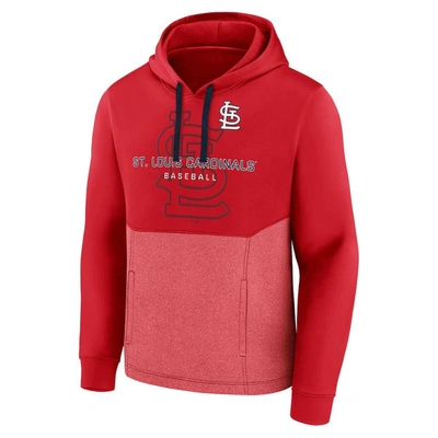 Men's Fanatics Branded Red St. Louis Cardinals Call the Shots Pullover  Hoodie