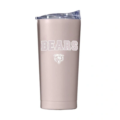 Shop Logo Brands Chicago Bears 20oz. Fashion Color Tumbler In Light Pink