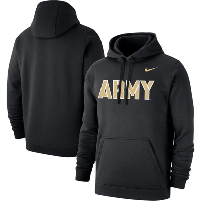 Shop Nike Black Army Black Knights Wordmark Logo Club Pullover Hoodie