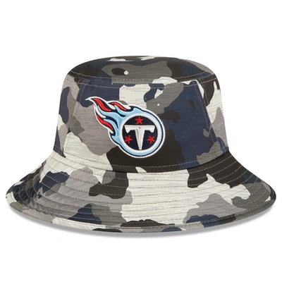 Shop New Era Camo Tennessee Titans 2022 Nfl Training Camp Official Bucket Hat