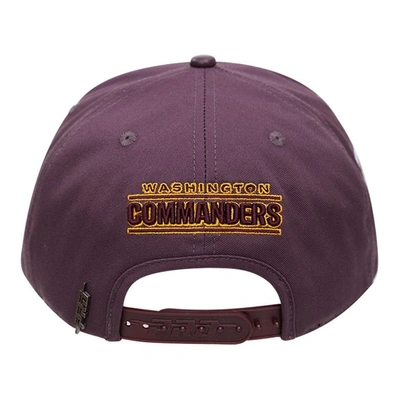 Shop Pro Standard Burgundy Washington Commanders Classic Snapback Hat