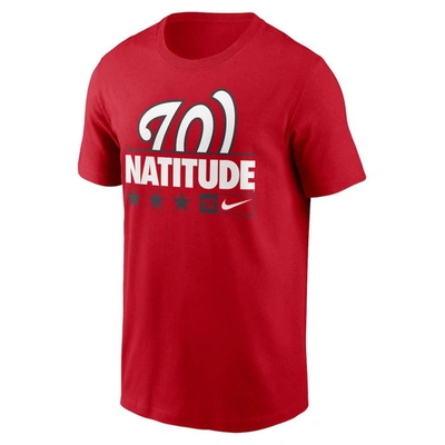 Shop Nike Red Washington Nationals Natitude Local Team T-shirt