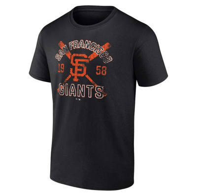 Shop Fanatics Branded Black San Francisco Giants Second Wind T-shirt