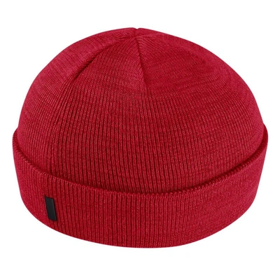 Shop Nike Red Canada Soccer Fisherman Cuffed Knit Hat