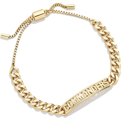 Shop Baublebar Gold Washington Commanders Chain Bracelet