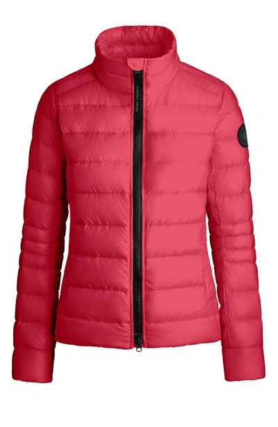 Shop Canada Goose Cypress Packable 750 Fill Power Down Puffer Jacket In Pink Sky