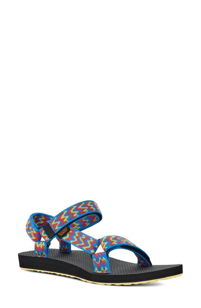 Teva Original Universal Sandal In Shifting Layers Rose Violet