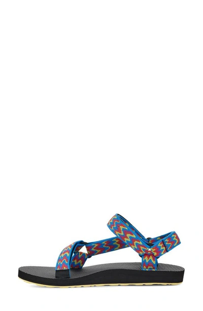 Teva Original Universal Sandal In Shifting Layers Rose Violet