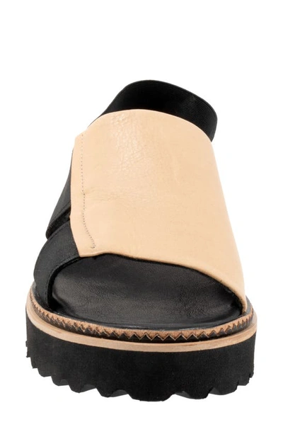 Bueno Amy Slingback Platform Sandal In Light Tan