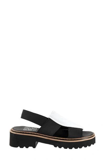 Bueno Amy Slingback Platform Sandal In White