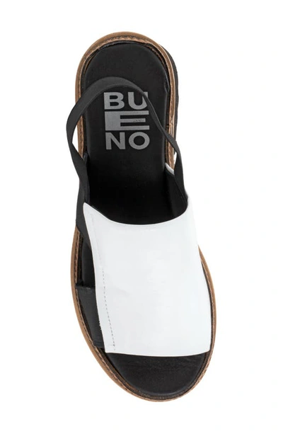Bueno Amy Slingback Platform Sandal In White