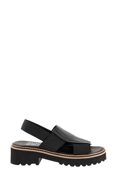 Shop Bueno Amy Slingback Platform Sandal In Black