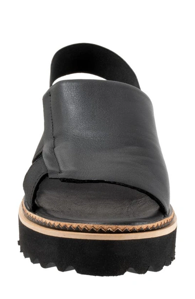 Bueno Amy Slingback Sandals In Black