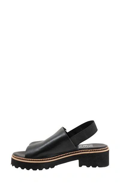 Shop Bueno Amy Slingback Platform Sandal In Black