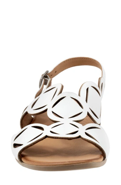 Shop Bueno Avril Slingback Sandal In White
