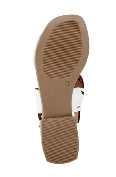 Shop Bueno Avril Slingback Sandal In White