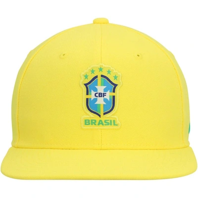 Shop Nike Youth  Yellow Brazil National Team Pro Snapback Hat