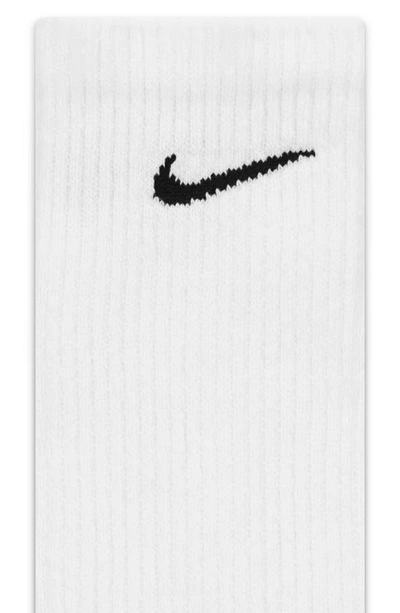 Nike Kids' 6-pack Crew Socks In White/ Black