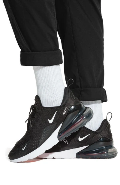 Nike Kids' 6-pack Crew Socks In White/ Black