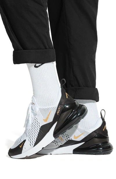 Nike Kids' 6-pack Crew Socks In White/ Black