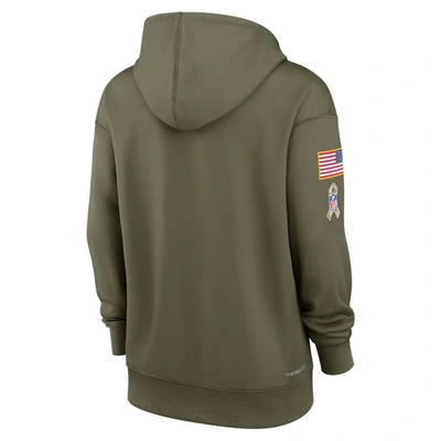 Shop Nike Olive Cleveland Browns 2022 Salute To Service Performance Pullover Hoodie
