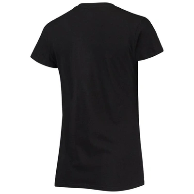Shop 47 ' Black Pittsburgh Penguins Script Sweep Ultra Rival V-neck T-shirt