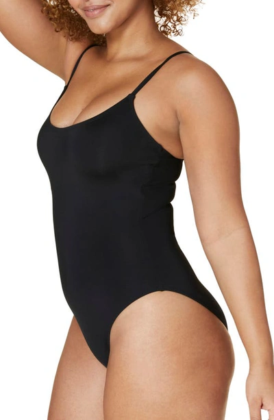 Shop Andie The Amalfi One-piece Swimsuit In Black
