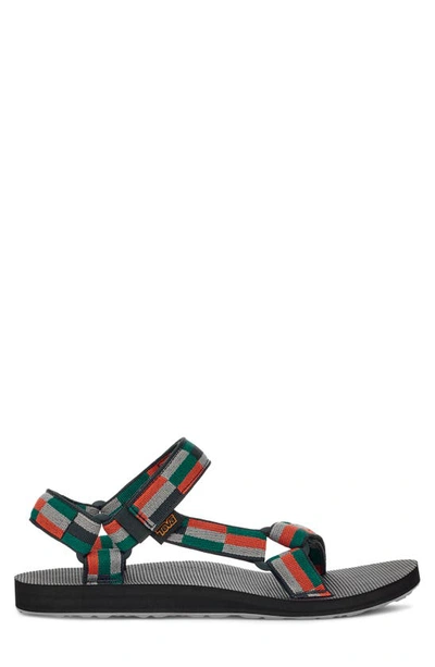 Teva Men's Original Universal Sandal In Retro Block Total Eclipse In Retro Block Total Eclipse