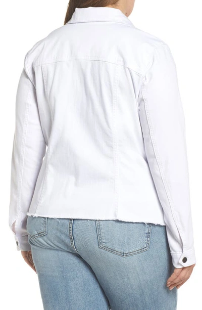 Shop Kut From The Kloth Kara Denim Jacket In Optic White